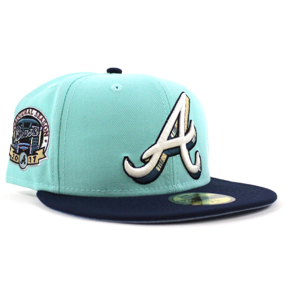 NEW ERA - 59FIFTY Atlanta Braves 2017 Inaugural Season Blue Tint