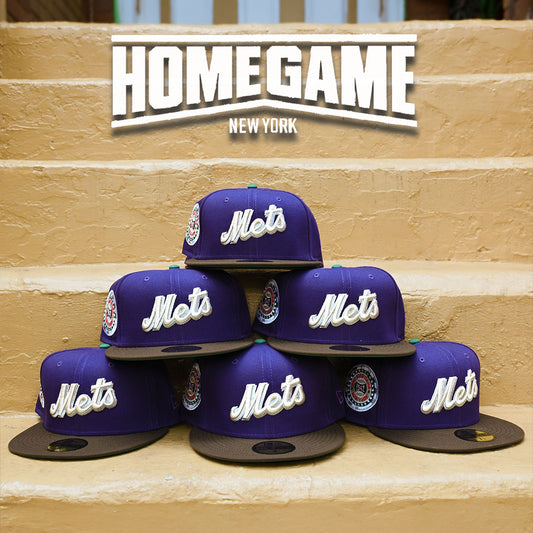 NEW ERA New York Mets - 59FIFTY 1942 ALL STAR GAME PURPLE/WALNUT