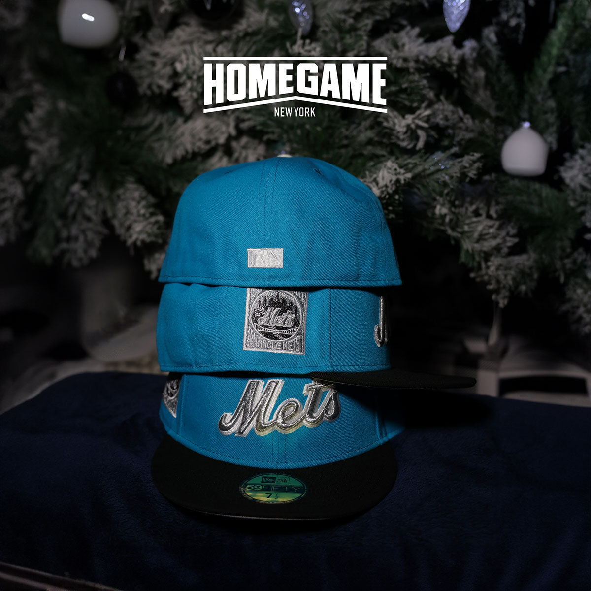 NEW ERA New York Mets - 59FIFTY 25th Anniversary Blue Jewel/Black