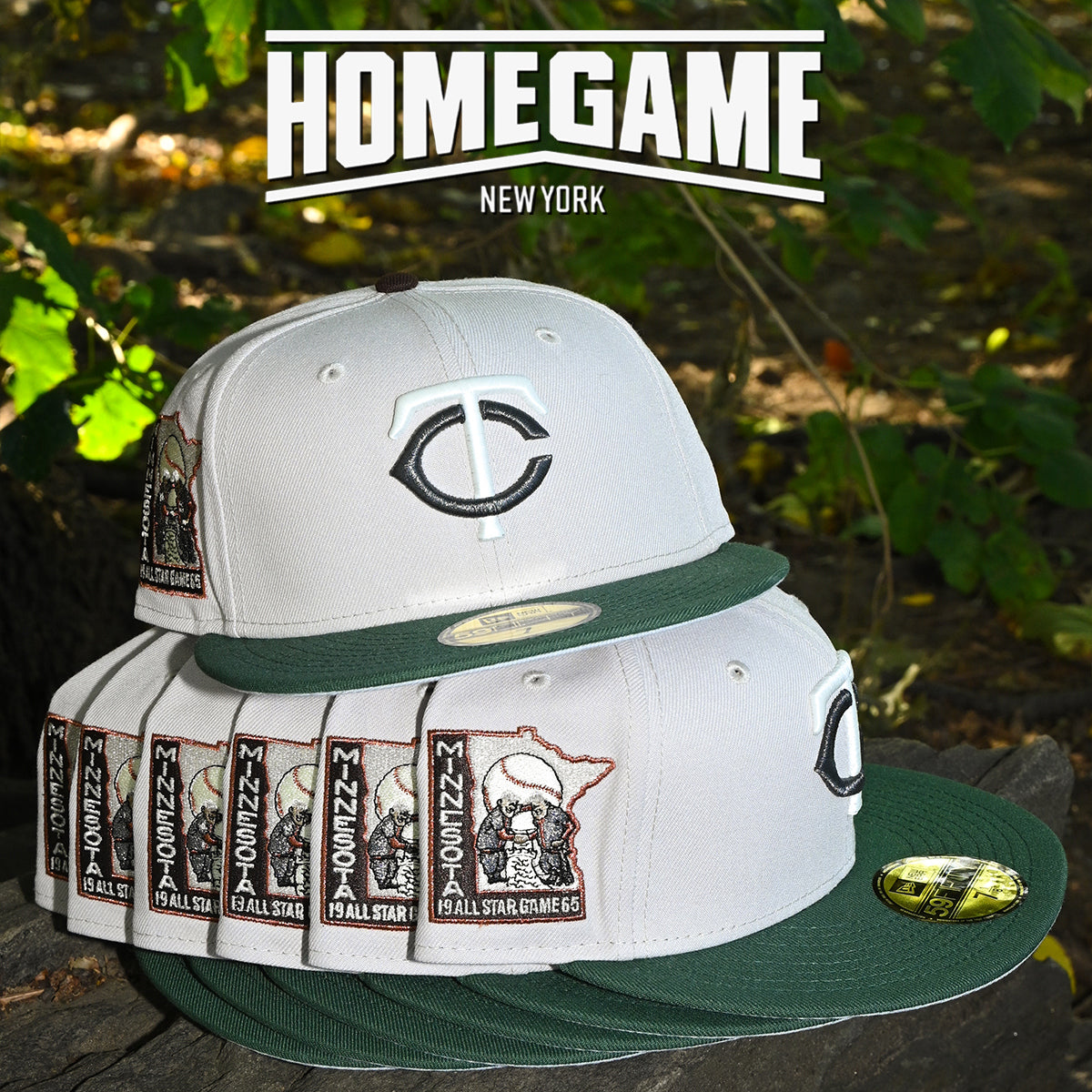 NEW ERA Minnesota Twins - 59Fifty 1965 All Star Game Stone/Emerald Green