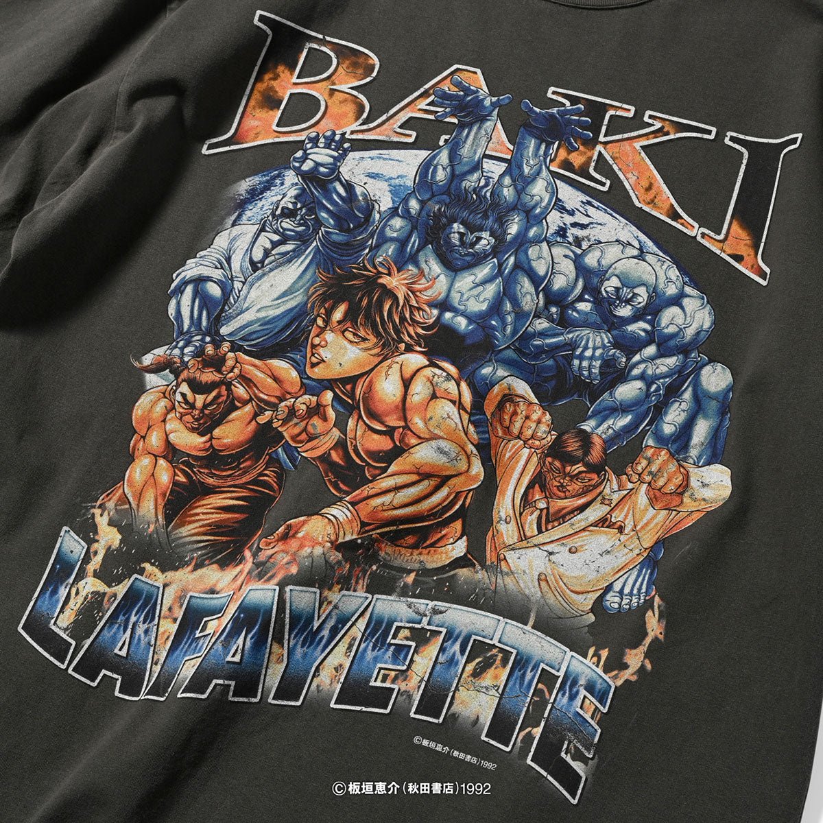 LFYT × GRAPPLER BAKI エルエフワイティー × グラップラー刃牙 ALL STAR TEE 半袖Tシャツ 【LE240101】