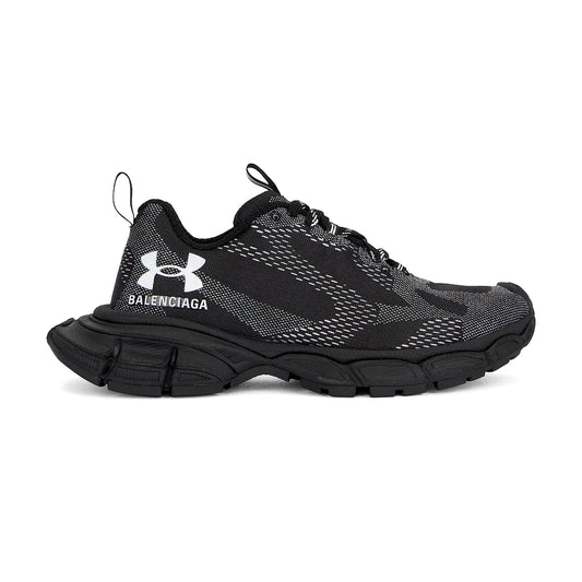 BALENCIAGA - Men's Under Armour® 3xl Knit Sneaker in Black/white【814419W3XUA1090】