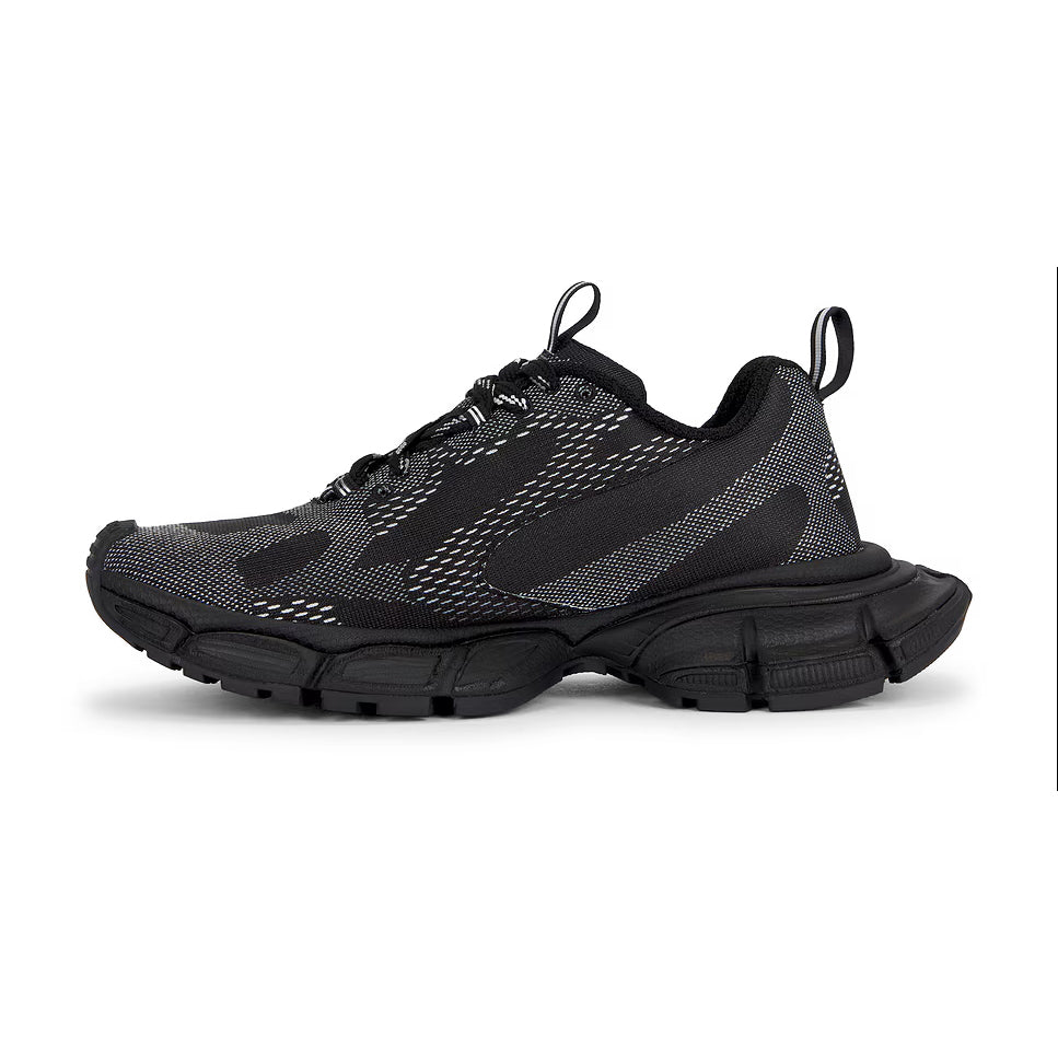 BALENCIAGA - Men's Under Armour® 3xl Knit Sneaker in Black/white【814419W3XUA1090】