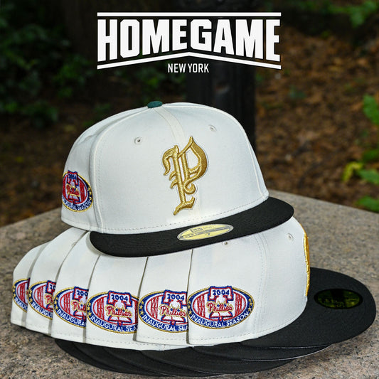 NEW ERA Philadelphia Phillies - 59Fifty 2004 Inaugural Season Chrome White/Black