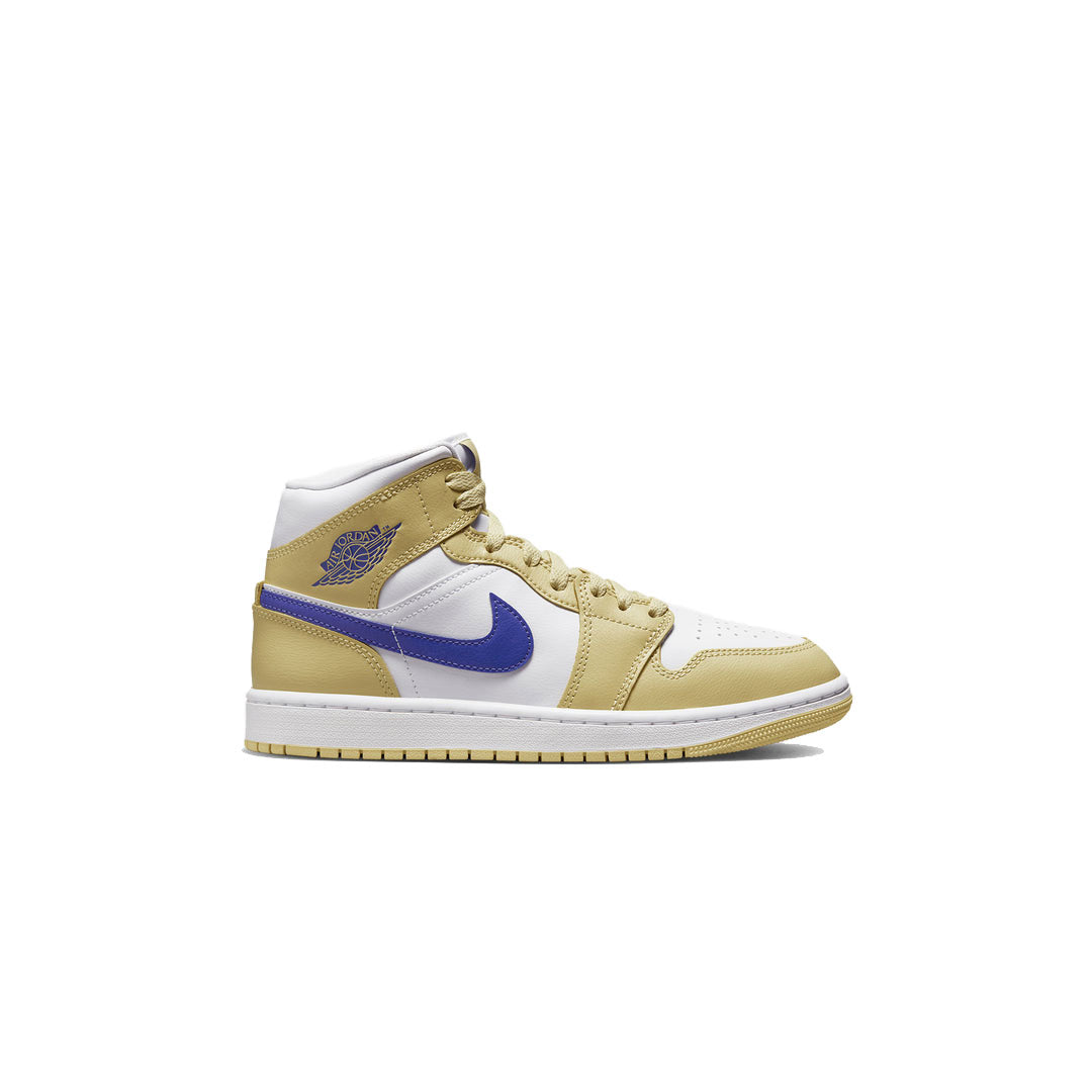 NIKE WMNS AIR JORDAN 1 MID Lemon Wash Nike Women's Air Jordan 1 Mid "Lemon Wash" [BQ6472-701]