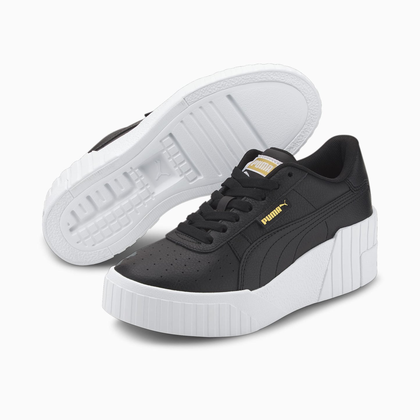 PUMA プーマ ウィメンズ CALI ウェッジ スニーカー LOW BOOT レディース Puma Black-Puma White【373438-02】