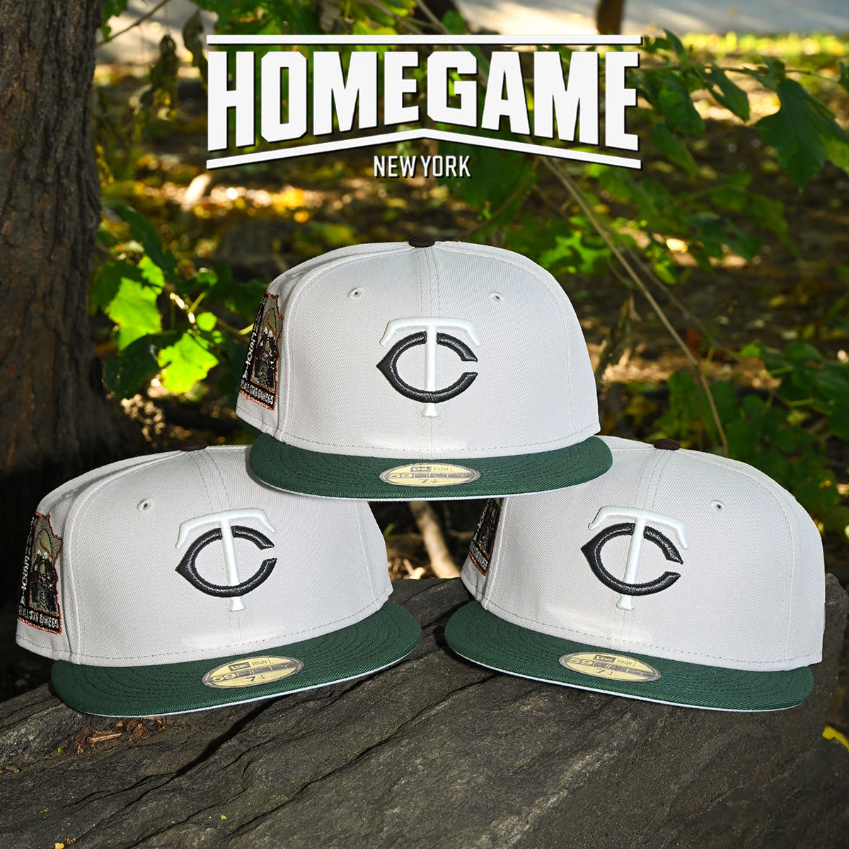 NEW ERA Minnesota Twins - 59Fifty 1965 All Star Game Stone/Emerald Green