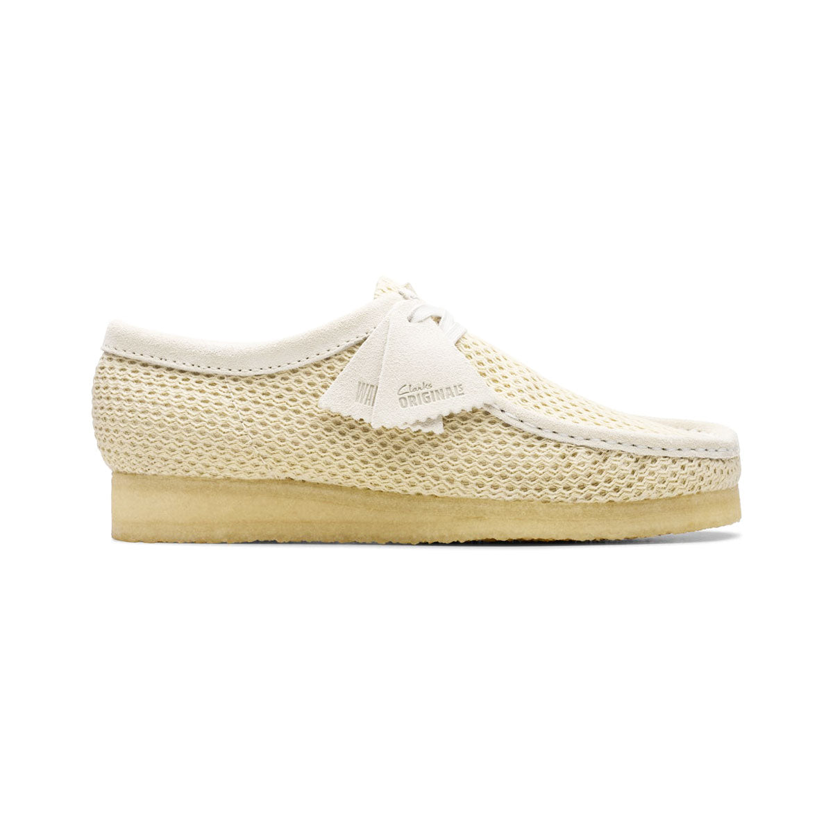 Clarks Original Wallabee Off White Mesh クラークスオリジナル ワラビー オフホワイト メッシュ【26175849】