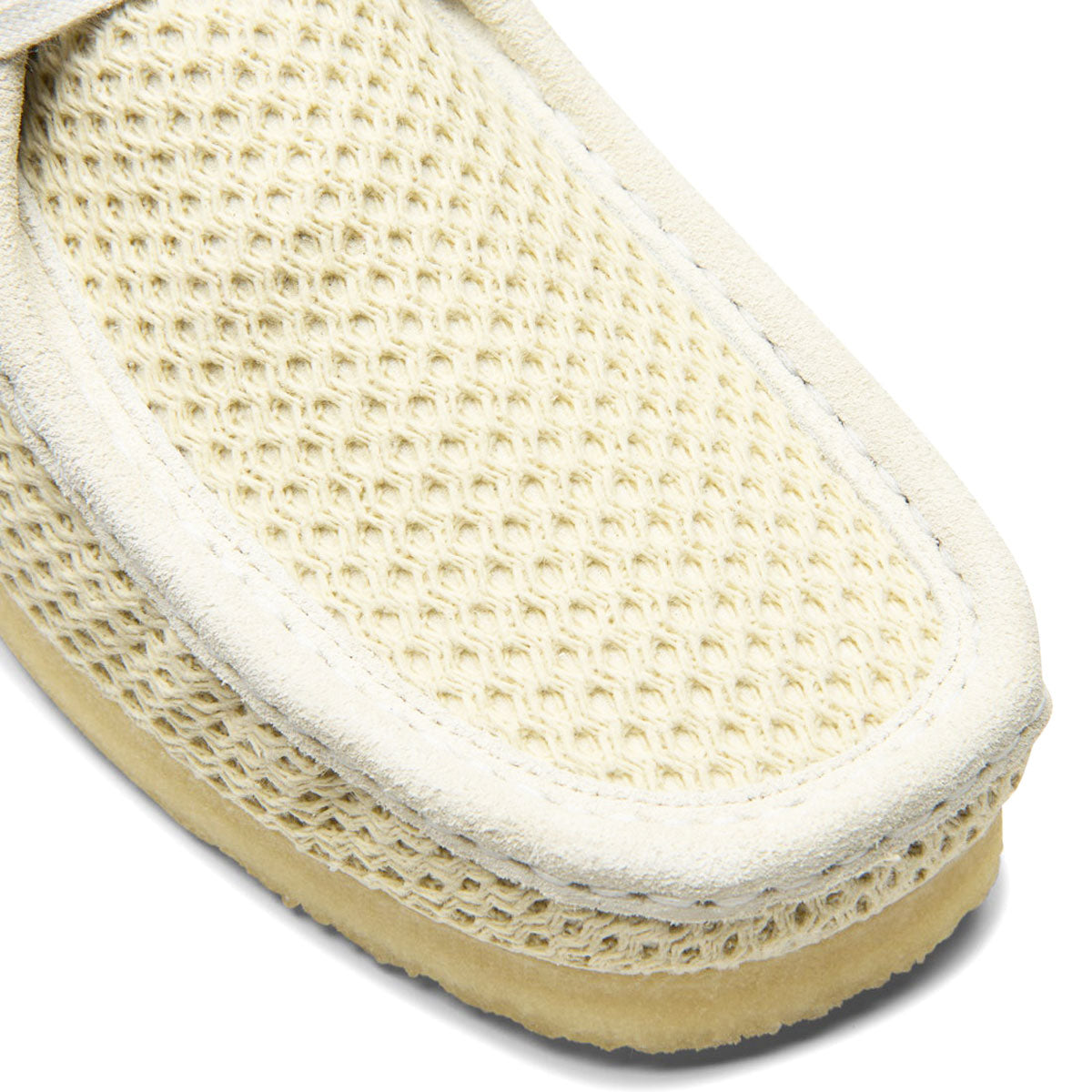 Clarks Original Wallabee Off White Mesh クラークスオリジナル ワラビー オフホワイト メッシュ【26175849】