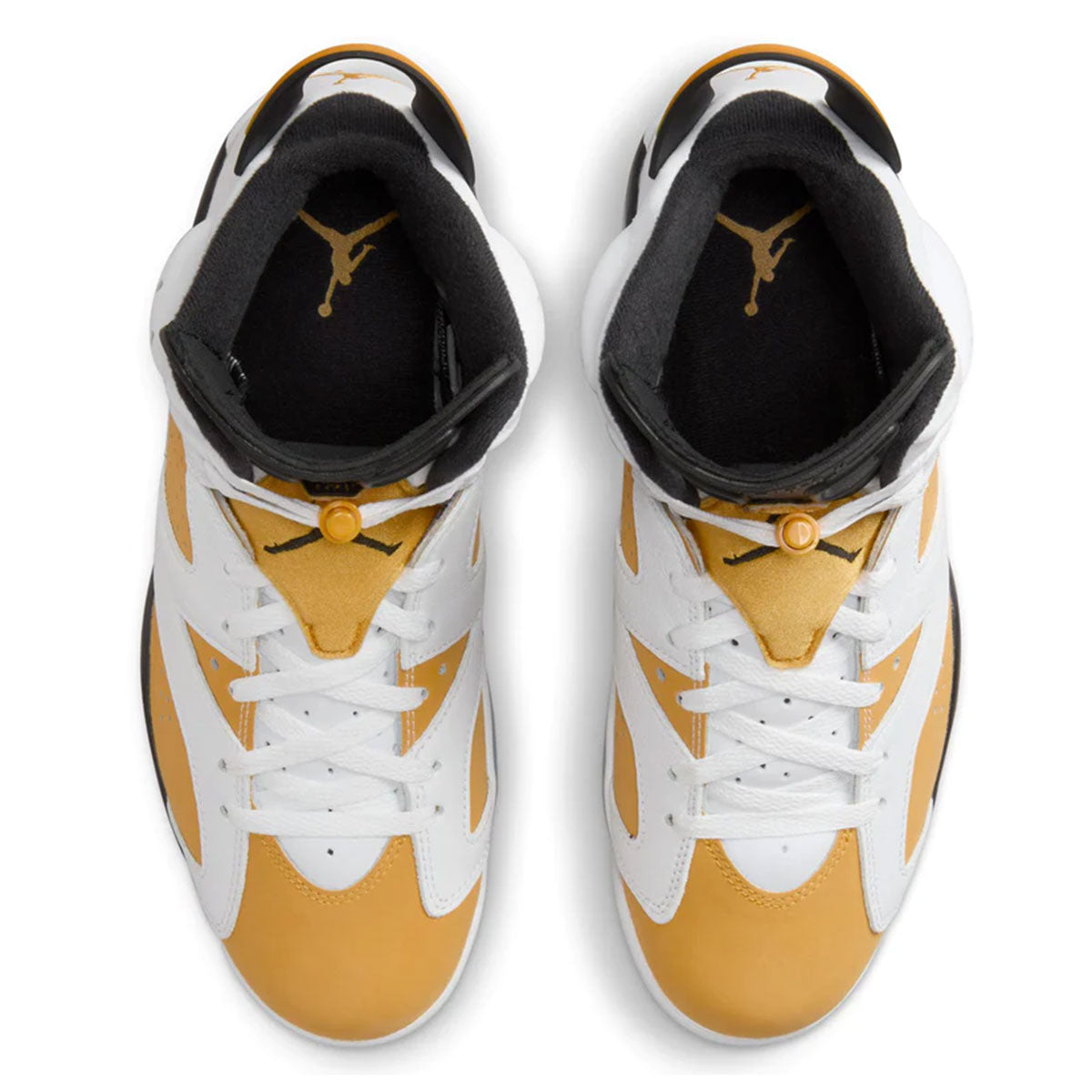 NIKE AIR JORDAN 6 RETRO (WHITE/YELLOW OCHRE-BLACK) Nike Air Jordan 6 Retro "Yellow Ochre" [CT8529-170]