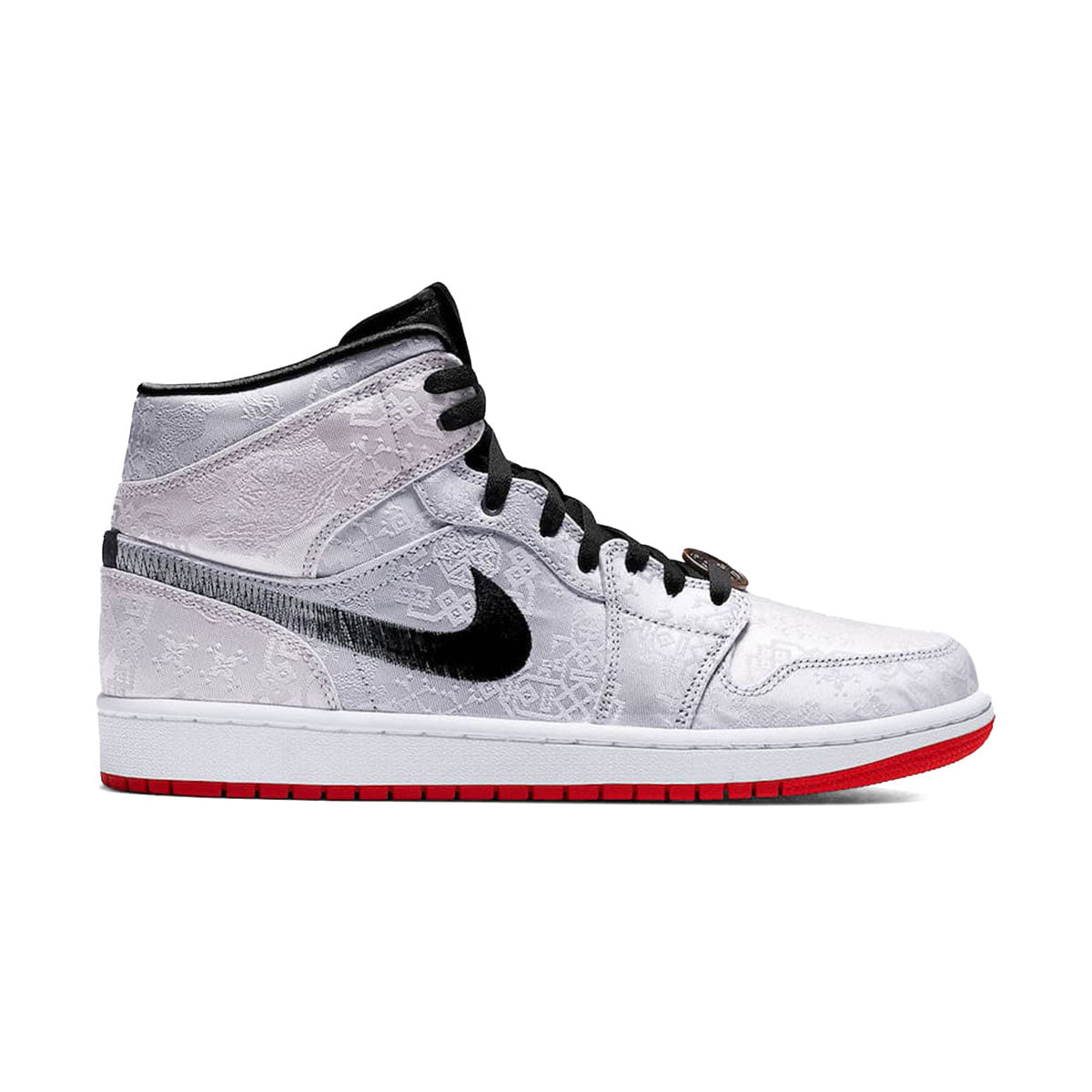 NIKE AIR JORDAN 1 MID SE FRLS GC (WHITE / BLACK - WHITE) Nike Air Jordan 1 Mid SE FRLS GC White / Black - White [CU2804-100]