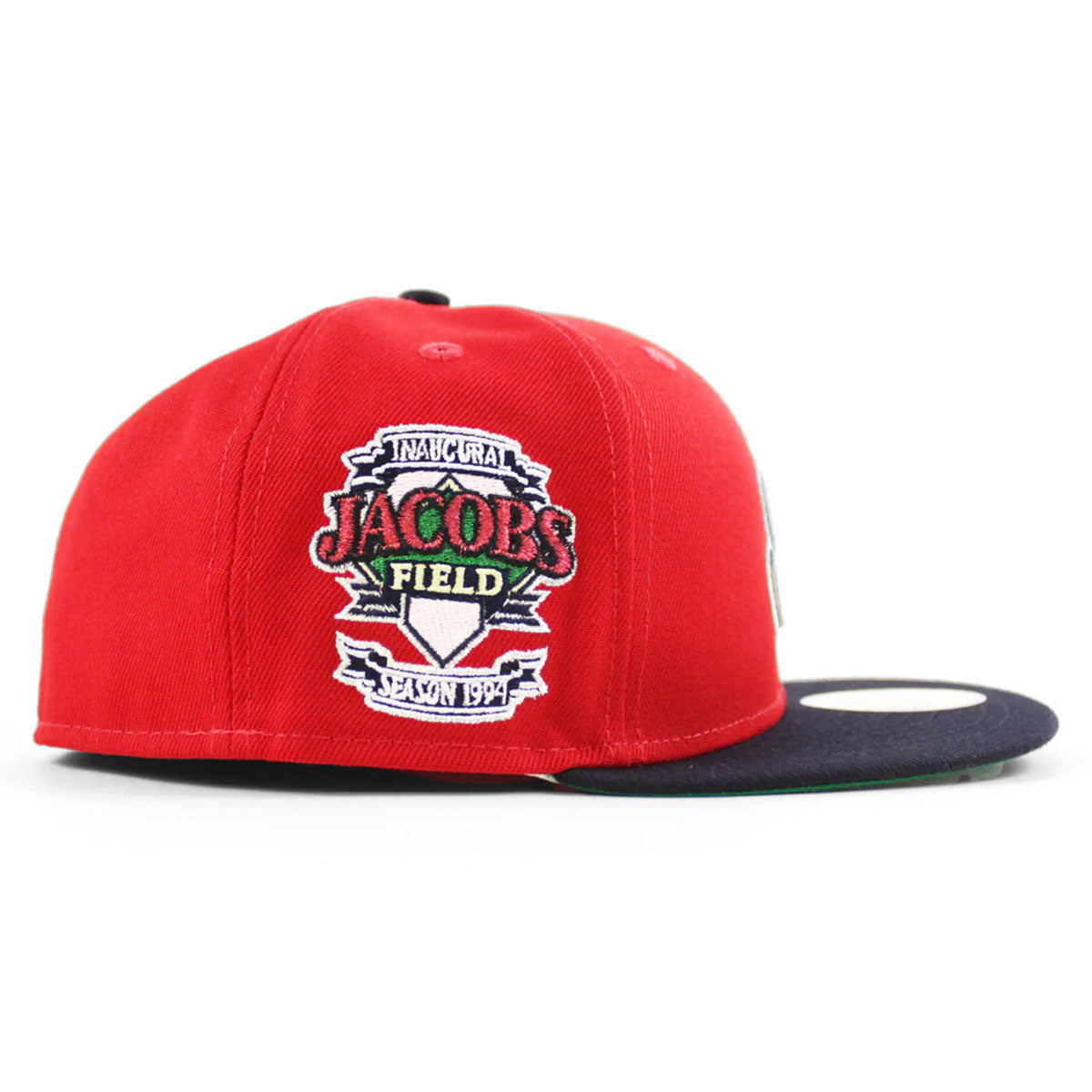NEW ERA Cleveland Indians - 59FIFTY JACOBS FIELD SCARLET NAVY