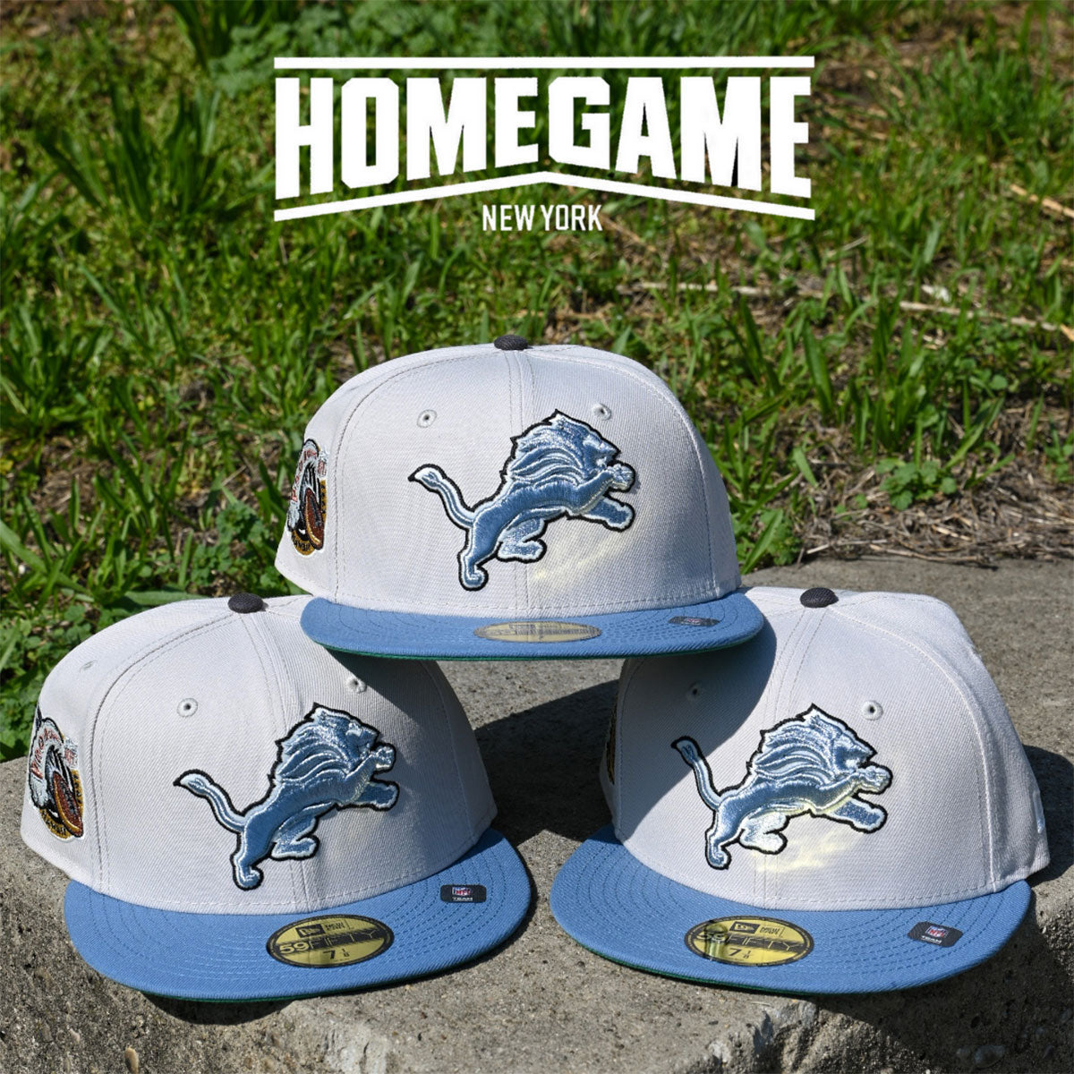 NEW ERA Detroit Lions - 59Fifty Pro Bowl 1997 Stone/Faded Blue