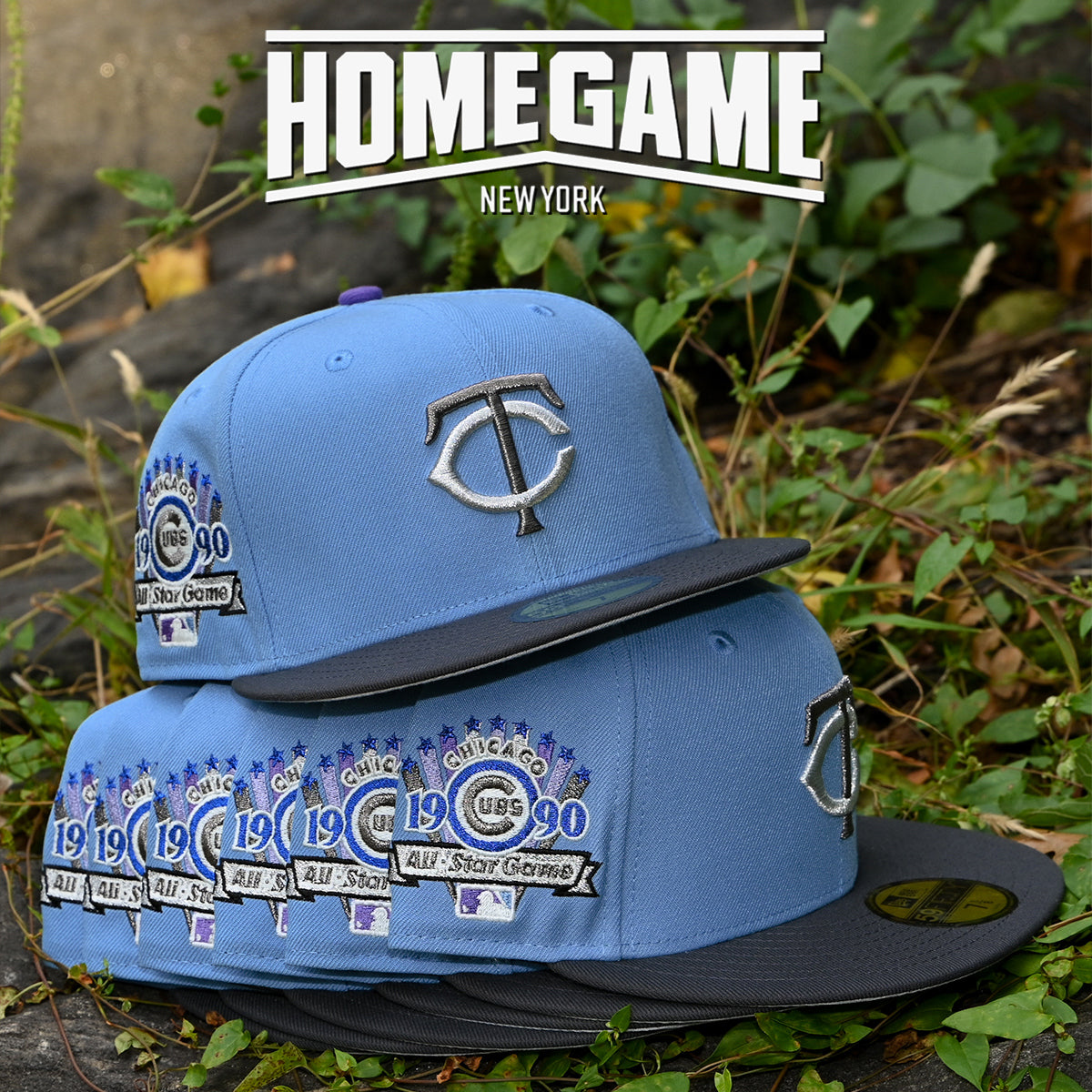 NEW ERA Minnesota Twins - 59Fifty 1990 All Star Game Sky Blue/Dark Graphite