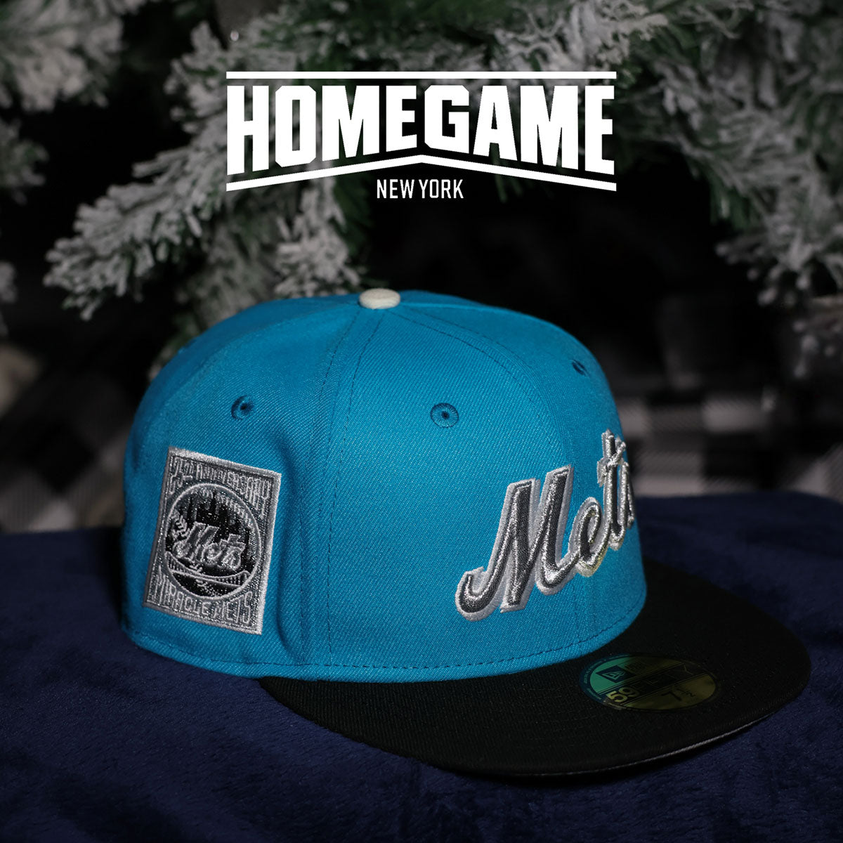 NEW ERA New York Mets - 59FIFTY 25th Anniversary Blue Jewel/Black