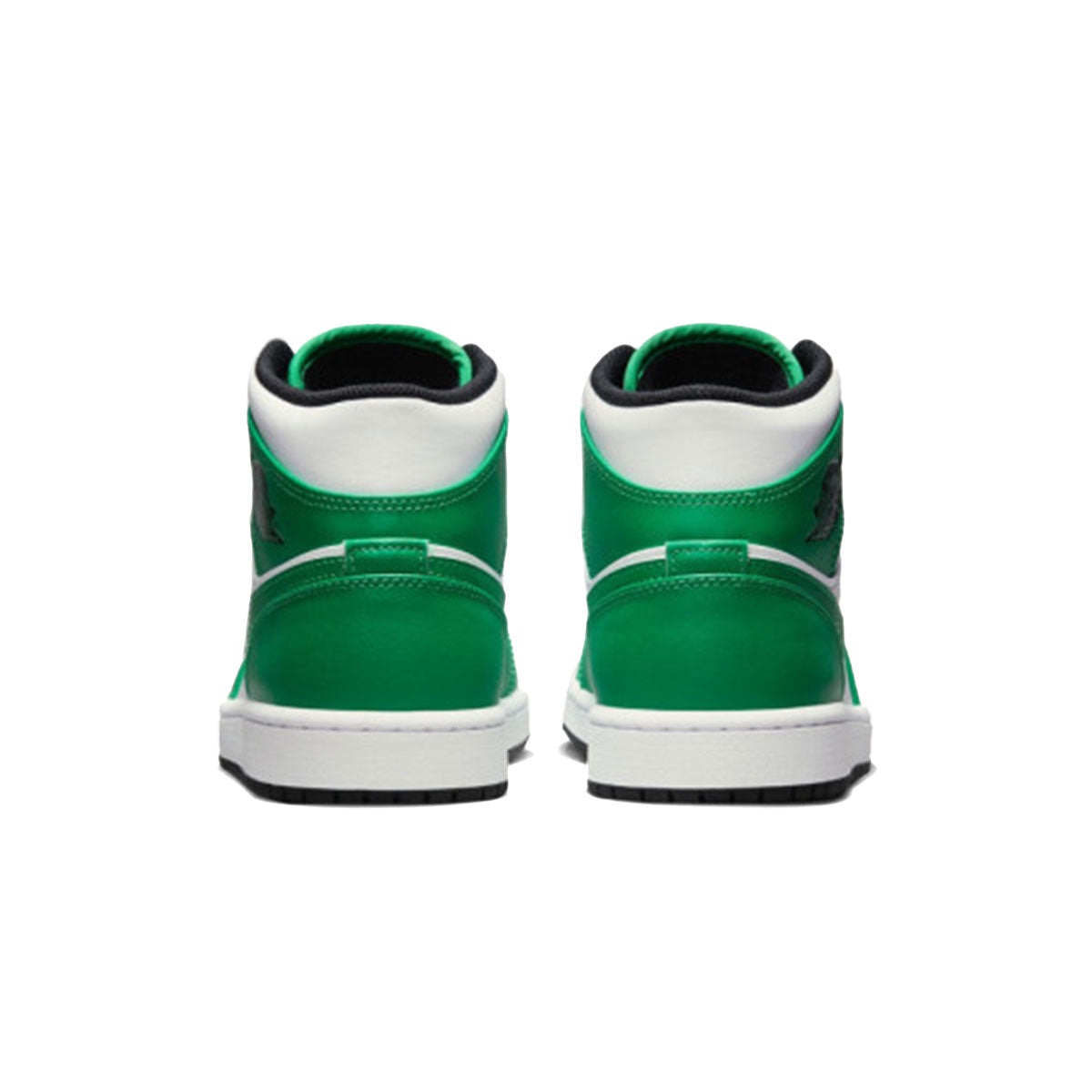 NIKE AIR JORDAN 1 MID ( LUCKY GREEN / BLACK - WHITE ) Nike Air Jordan 1 Mid "Lucky Green / Black - White" [DQ8426-301]