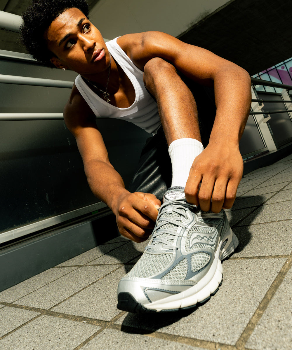 SAUCONY - PROGRID GUIDE 7 GREY/SILVER 【S70936-12】