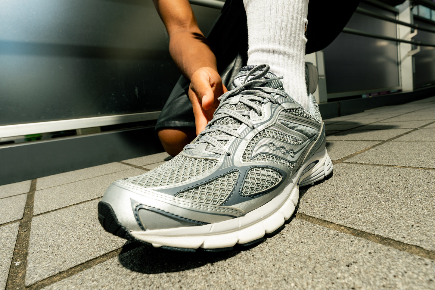 SAUCONY - PROGRID GUIDE 7 GREY/SILVER 【S70936-12】