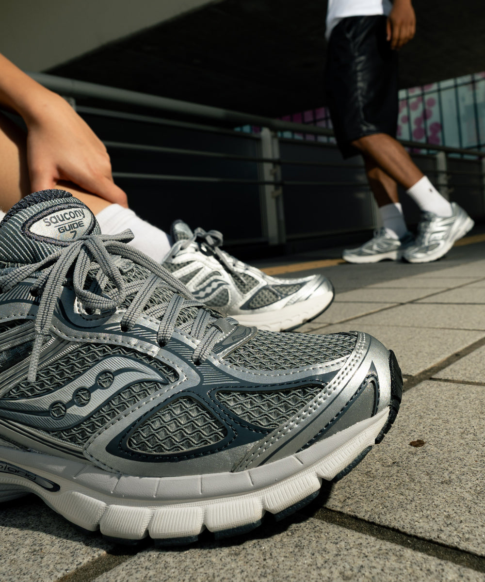 SAUCONY - PROGRID GUIDE 7 GREY/SILVER 【S70936-12】