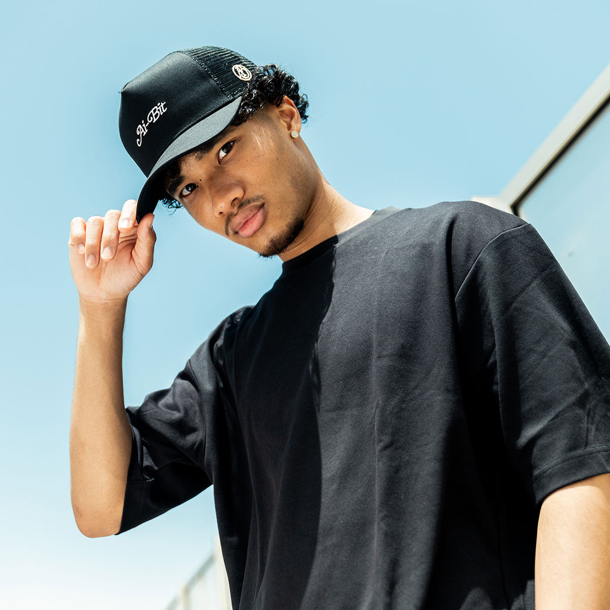 Ai-Bit - SCRIPT LOGO MESH CAP【AI-MCP01】