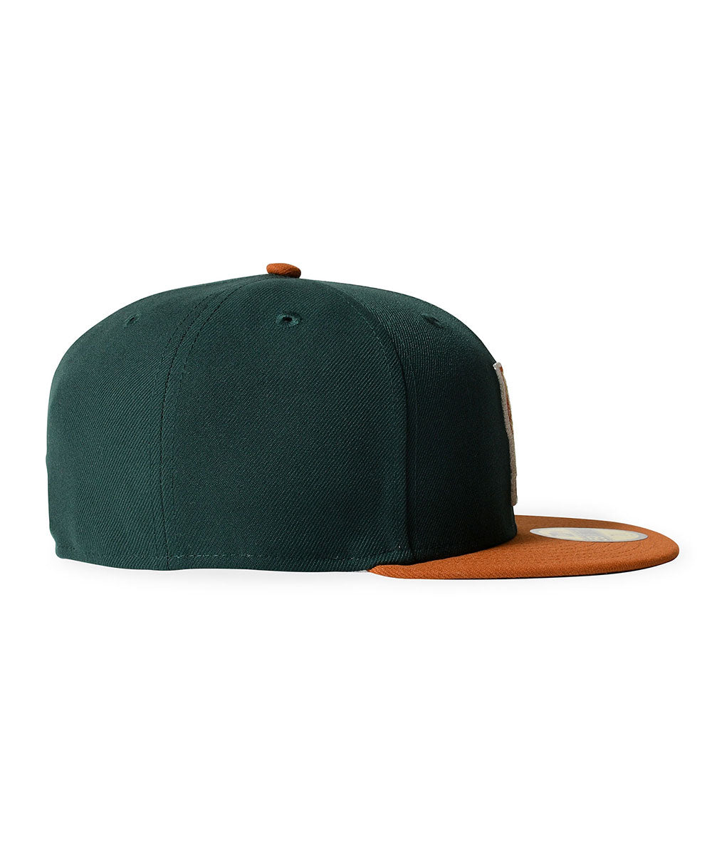NEW ERA - YOKOHAMA DeNA BAYSTARS CO 59FIFTY DARK GREEN/RUSH ORANGE 【15196607】