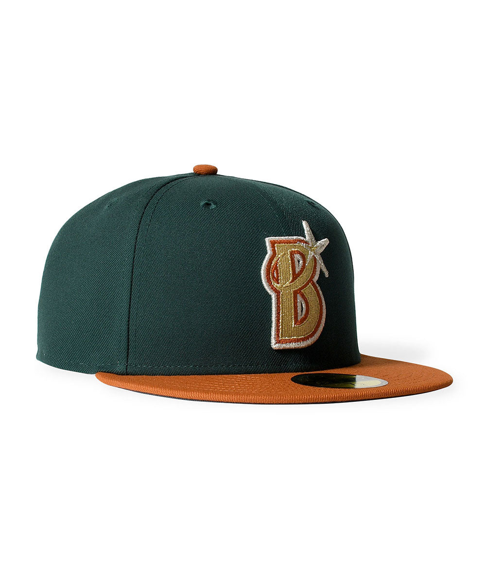 NEW ERA - YOKOHAMA DeNA BAYSTARS CO 59FIFTY DARK GREEN/RUSH ORANGE 【15196607】