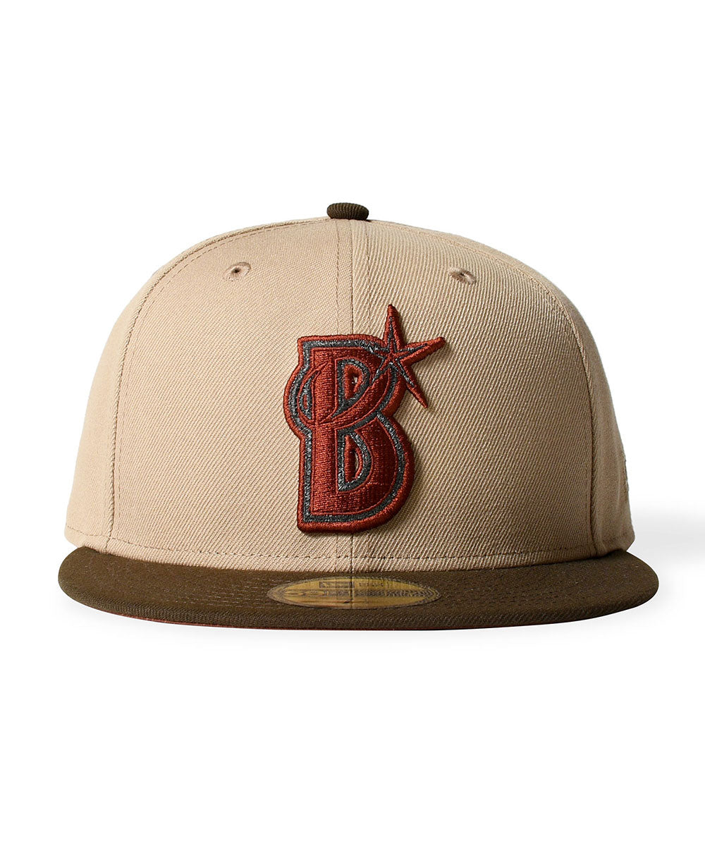 NEW ERA - YOKOHAMA DeNA BAYSTARS CO 59FIFTY CAMEL/WALNUT【15196608】