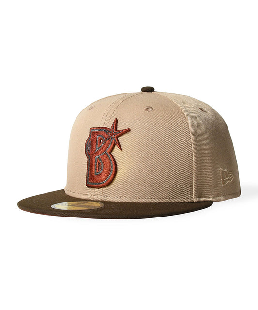 NEW ERA - YOKOHAMA DeNA BAYSTARS CO 59FIFTY CAMEL/WALNUT【15196608】