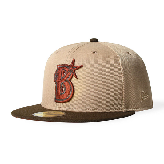 NEW ERA - YOKOHAMA DeNA BAYSTARS CO 59FIFTY CAMEL/WALNUT【15196608】