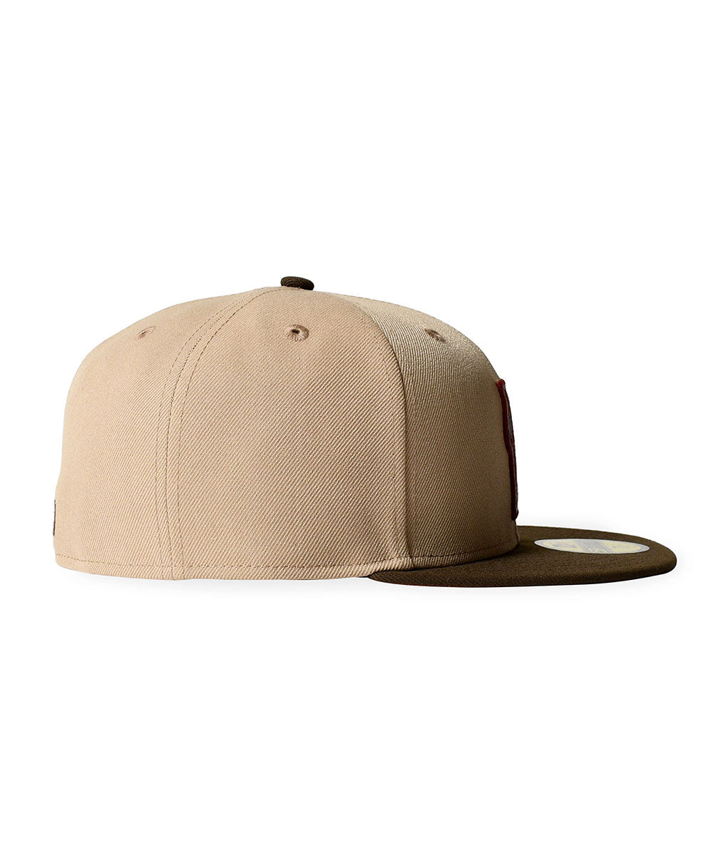 NEW ERA - YOKOHAMA DeNA BAYSTARS CO 59FIFTY CAMEL/WALNUT【15196608】