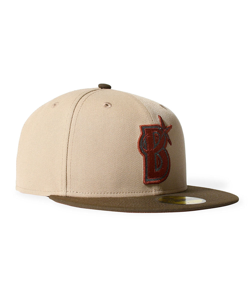 NEW ERA - YOKOHAMA DeNA BAYSTARS CO 59FIFTY CAMEL/WALNUT【15196608】
