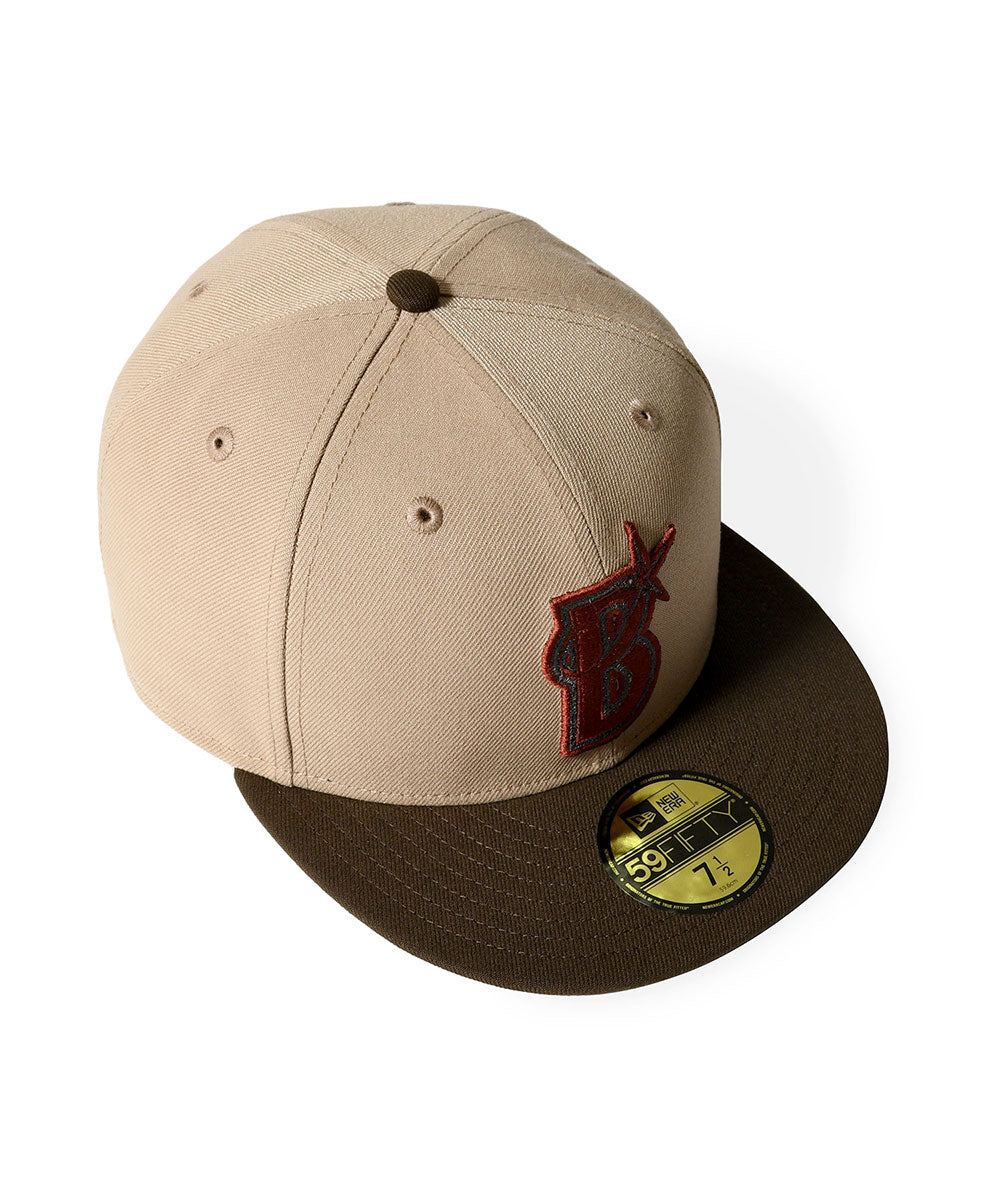 NEW ERA - YOKOHAMA DeNA BAYSTARS CO 59FIFTY CAMEL/WALNUT【15196608】