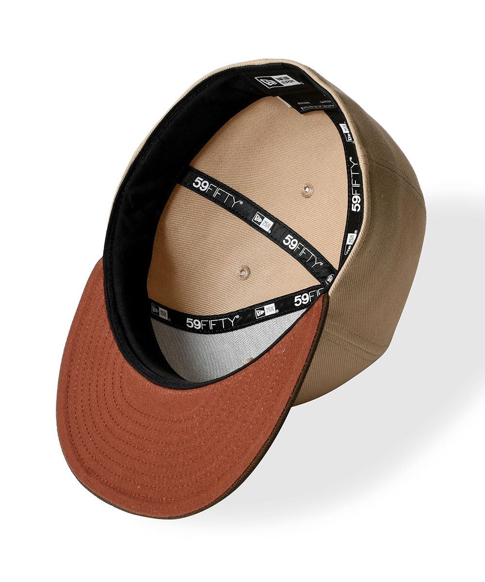 NEW ERA - YOKOHAMA DeNA BAYSTARS CO 59FIFTY CAMEL/WALNUT【15196608】