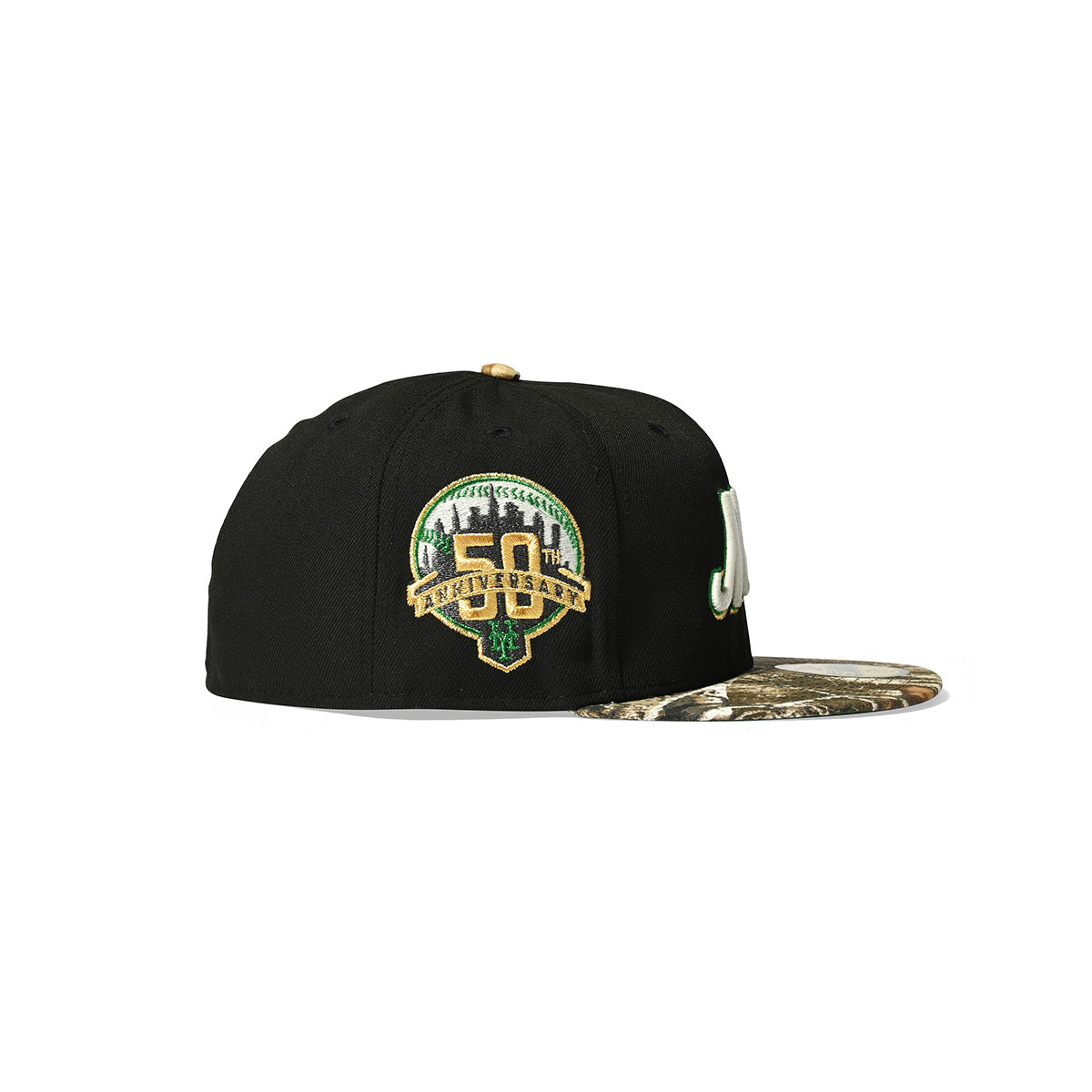 NEW ERA 紐約大都會隊 - 59FIFTY CO 50TH ANV 黑色/真樹 [70047101]