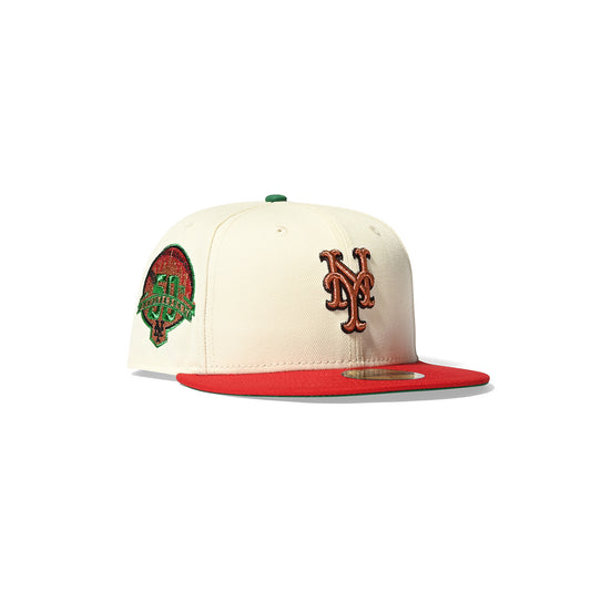 NEW ERA 紐約大都會隊 - 59FIFTY CO 50TH ANV 鉻/猩紅色 [70831772]