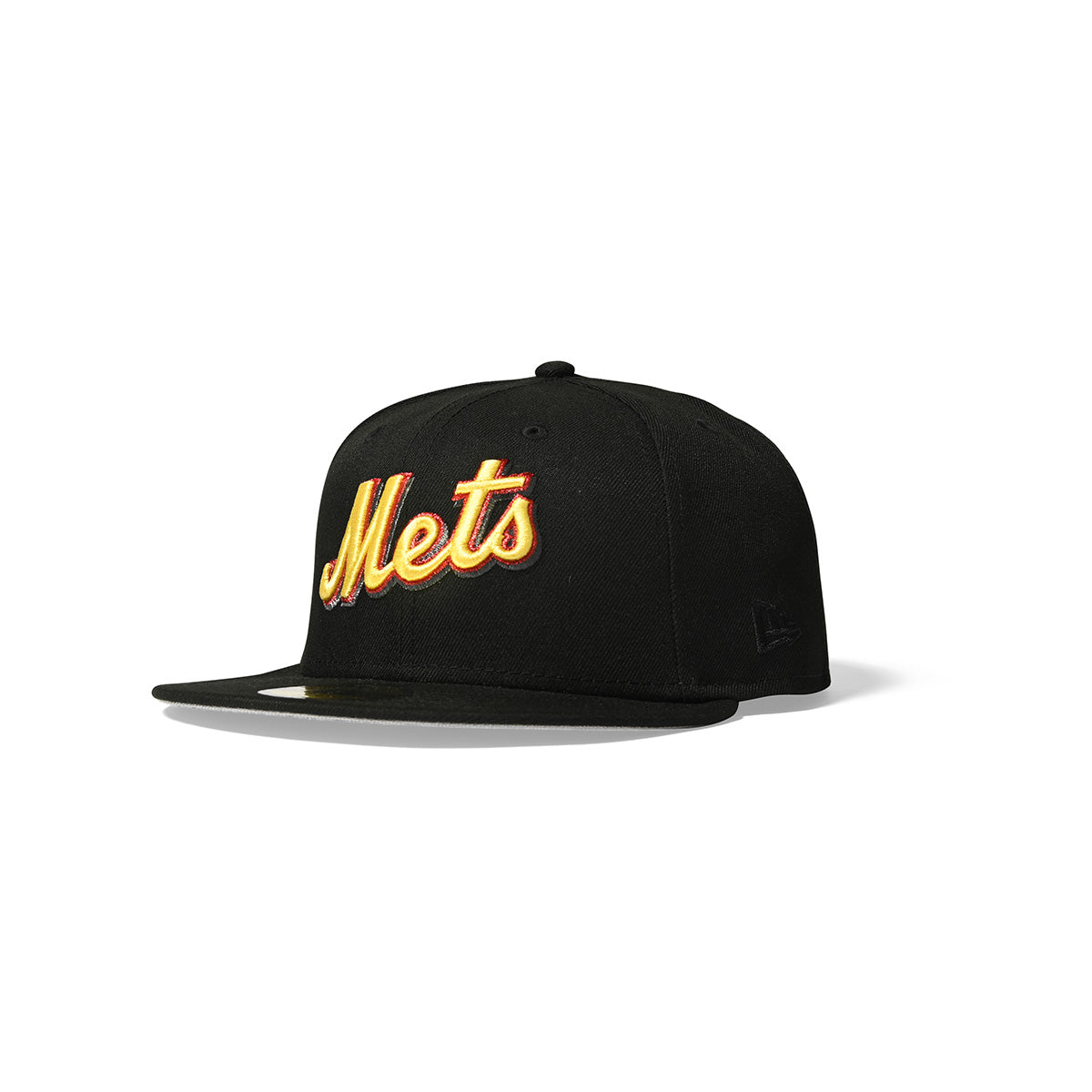 NEW ERA New York Mets - 59FIFTY CO 40TH ANV SCRIPT YELLOW LOGO/BLACK【70858388】