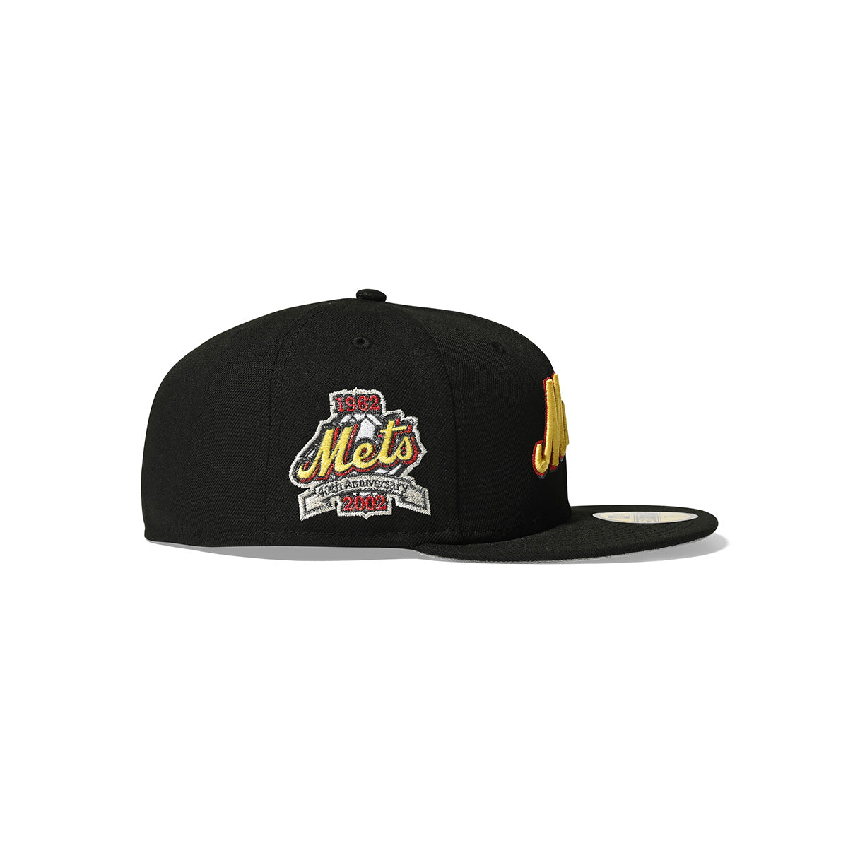 NEW ERA New York Mets - 59FIFTY CO 40TH ANV SCRIPT YELLOW LOGO/BLACK【70858388】