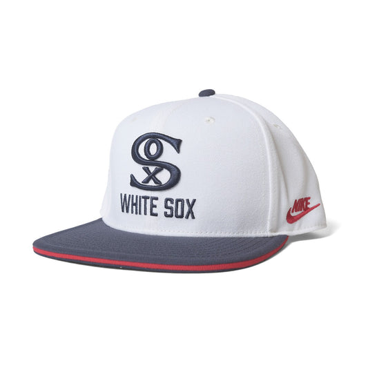 NIKE CLUB - Chicago White Sox COOPERSTOWN DRI-FIT PRO STRUCTURED SQUARE BILL CAP 【NB09-0I8Q-CWS-9AJ】