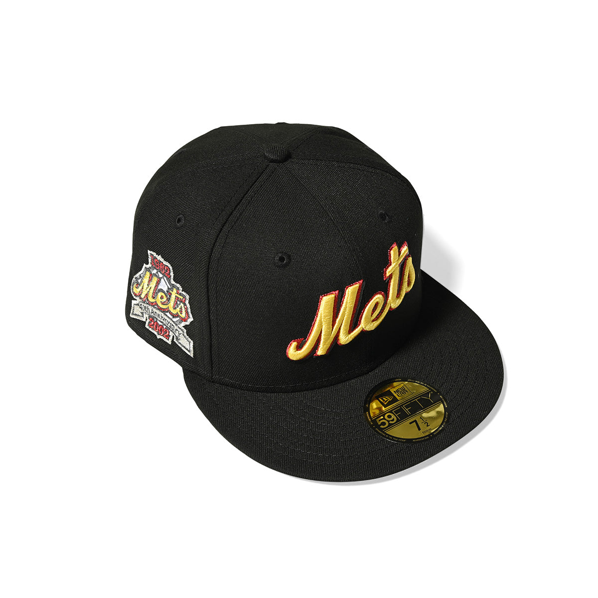 NEW ERA New York Mets - 59FIFTY CO 40TH ANV SCRIPT YELLOW LOGO/BLACK【70858388】