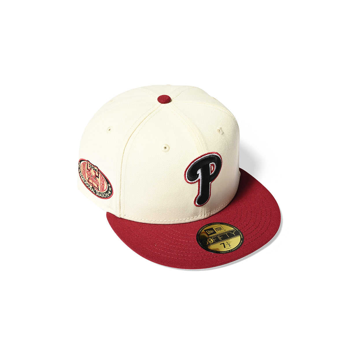 NEW ERA Philadelphia Phillies - 59FIFTY CO 2004 IS CHROME/BURGUNDY【70858251】