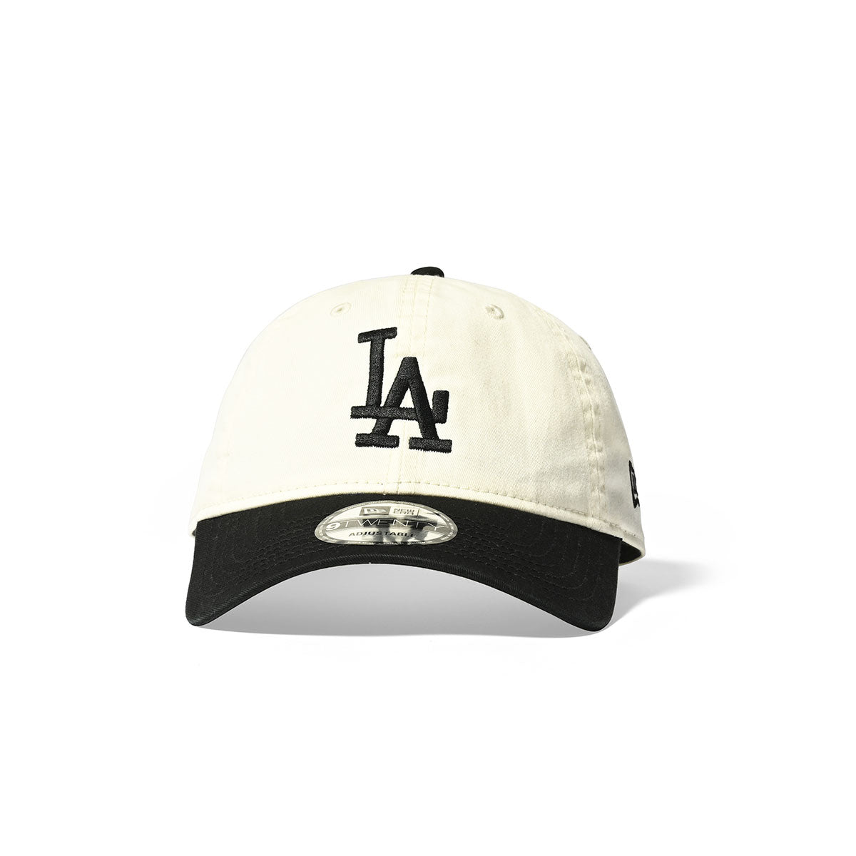 NEW ERA Los Angeles Dodgers - 9TWENTY CROME WHITE BLACK【14353298 