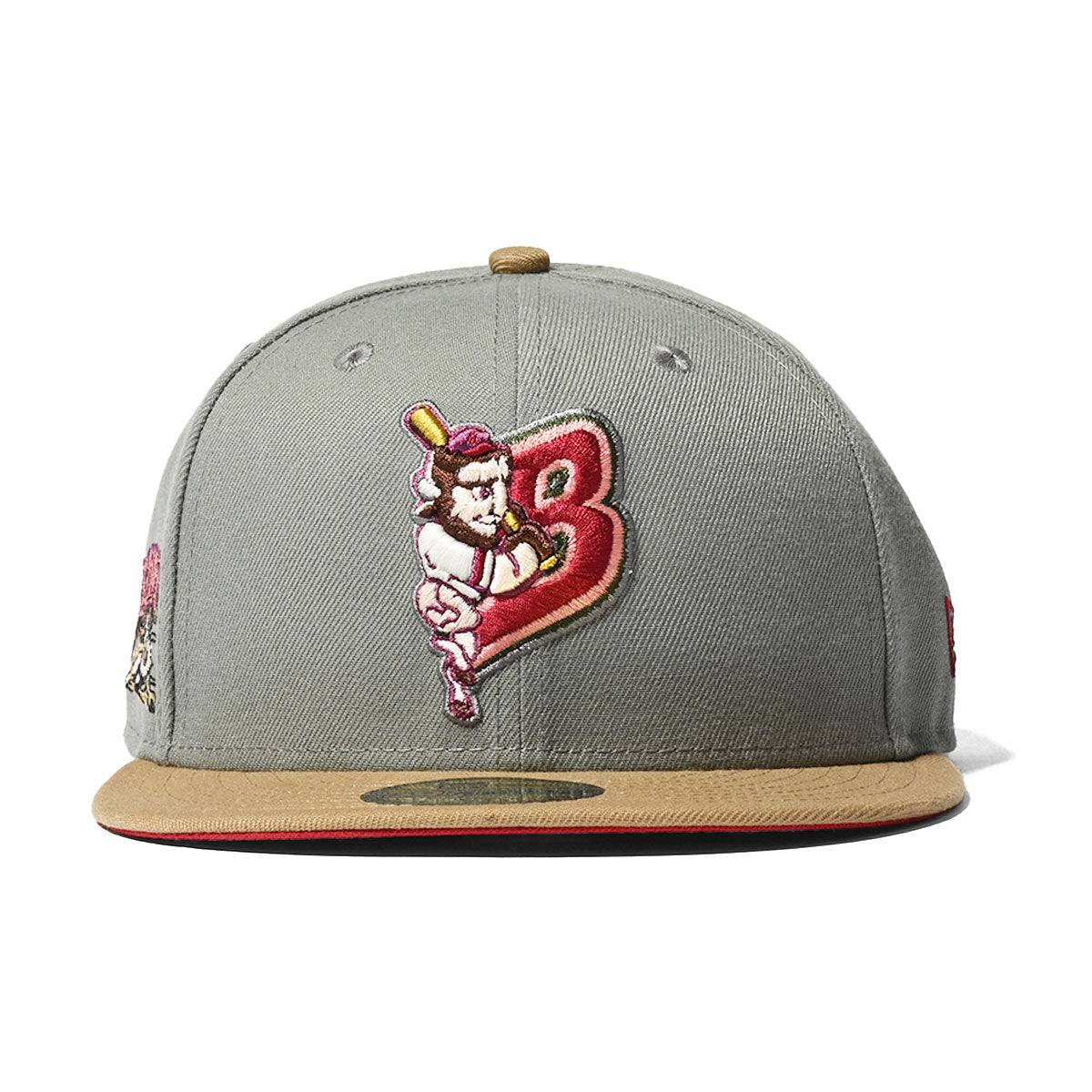 NEW ERA 水牛野牛 - BISONS PATCH 59FIFTY MISTY/卡其色 [13953761]
