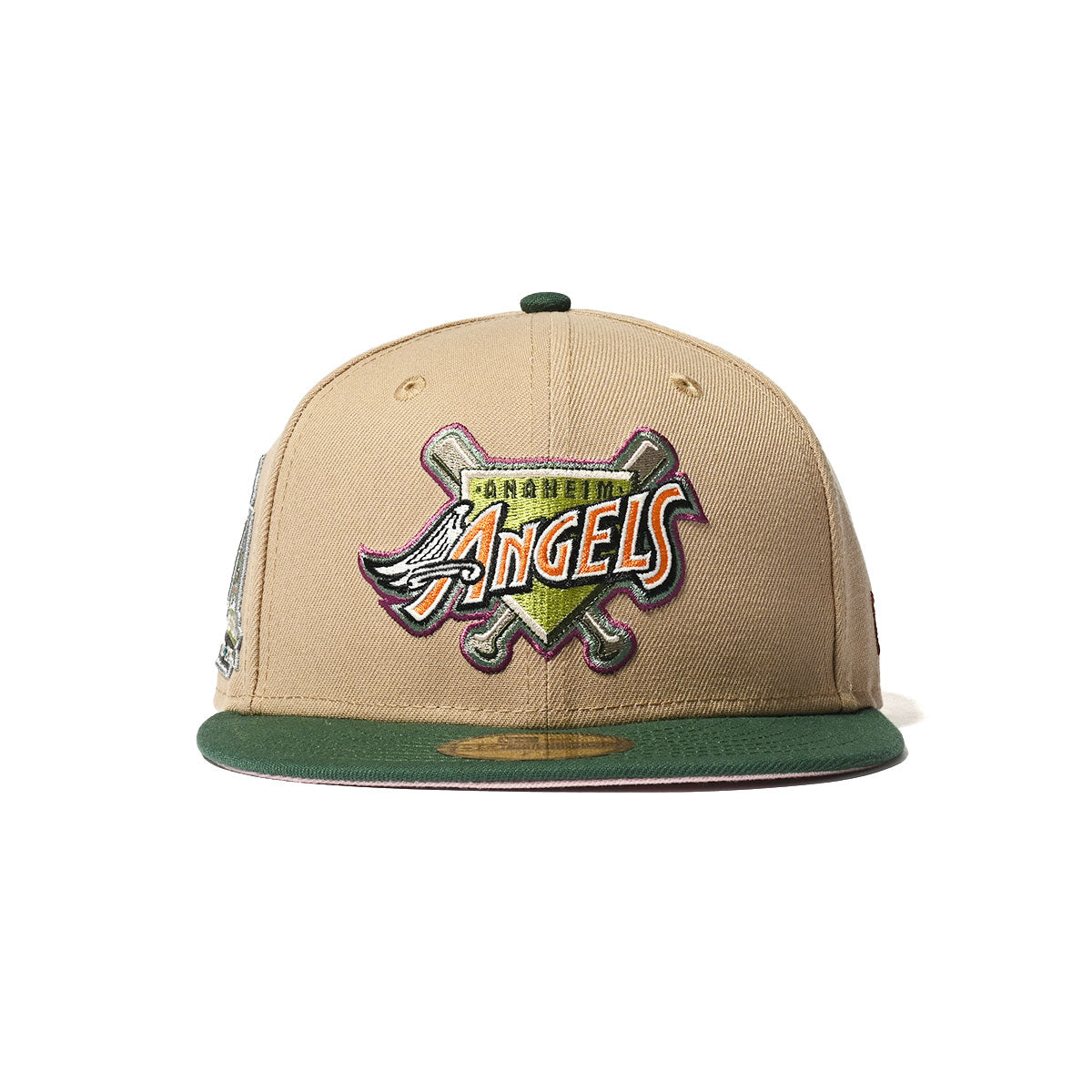 NEW ERA Anaheim Angels - 50TH ANV 59FIFTY CAMEL/PINE [13953763]