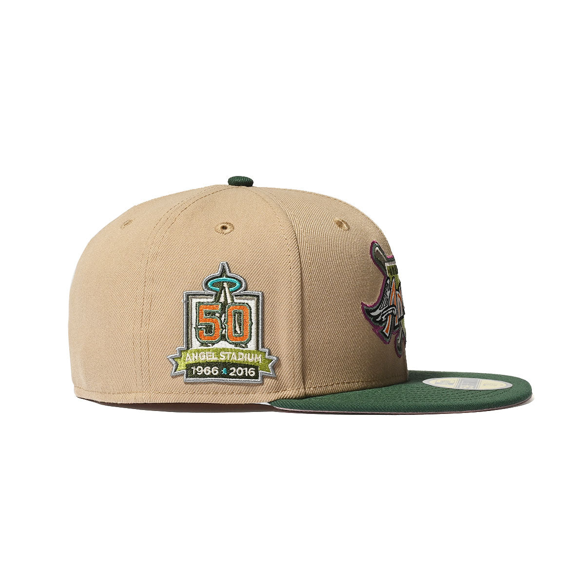 NEW ERA Anaheim Angels - 50TH ANV 59FIFTY CAMEL/PINE【13953763】