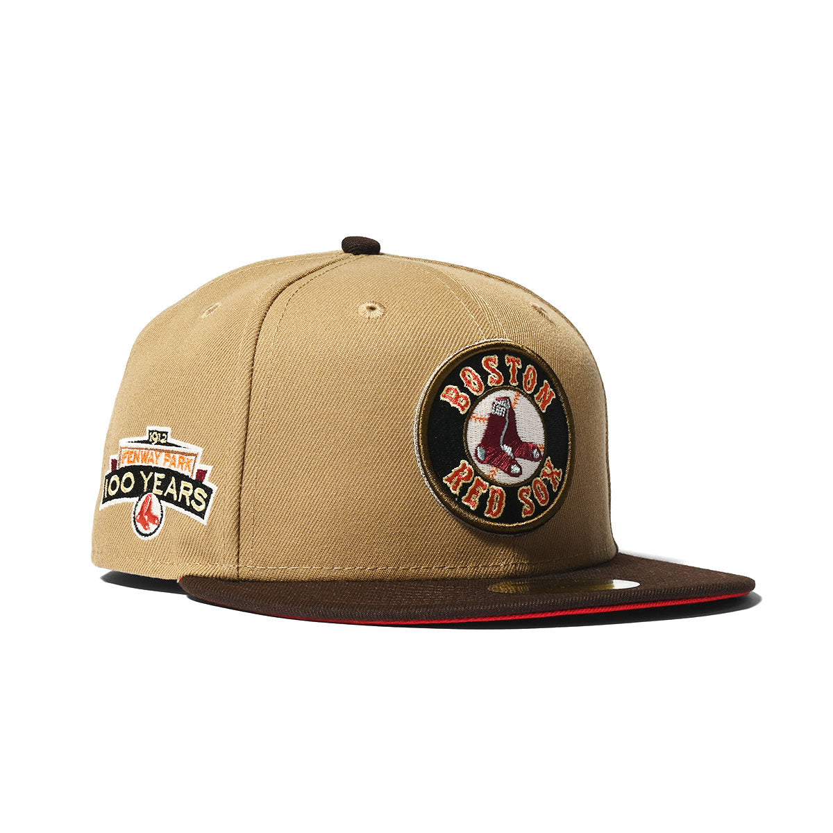 NEW ERA Boston Red Sox - FENWAY PARK 100 YEARS 59FIFTY KHAKI/BRNT【13953762】