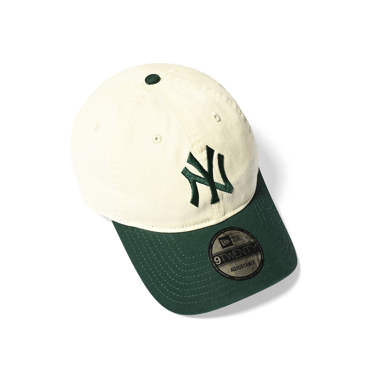 NEW ERA New York Yankees - 9TWENTY CROME WHITE DARK GREEN【14353293】