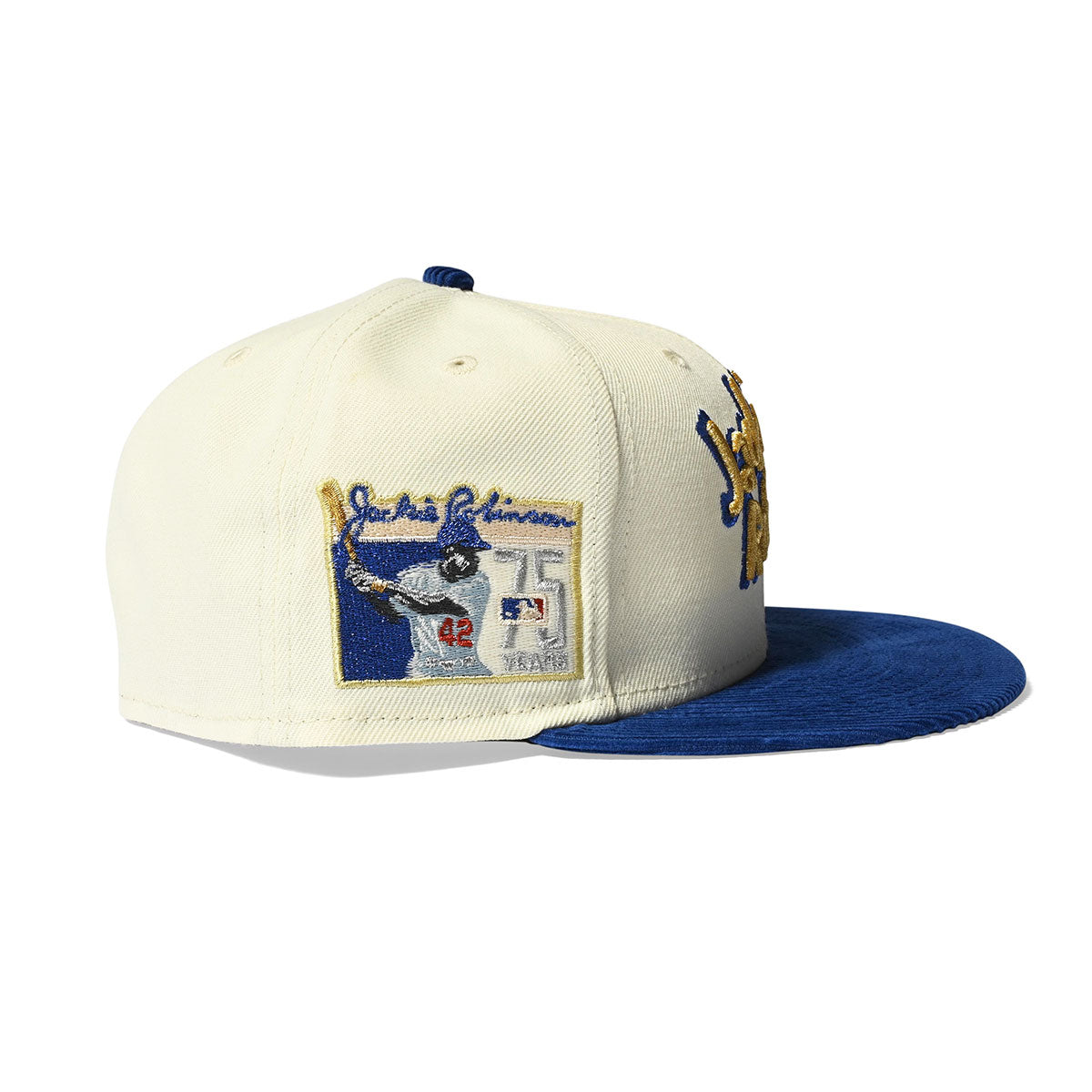 NEW ERA Brooklyn Dodgers 75 Jackie Robinson 59FIFTY CHROME BLUE HOMEGAME TOKYO