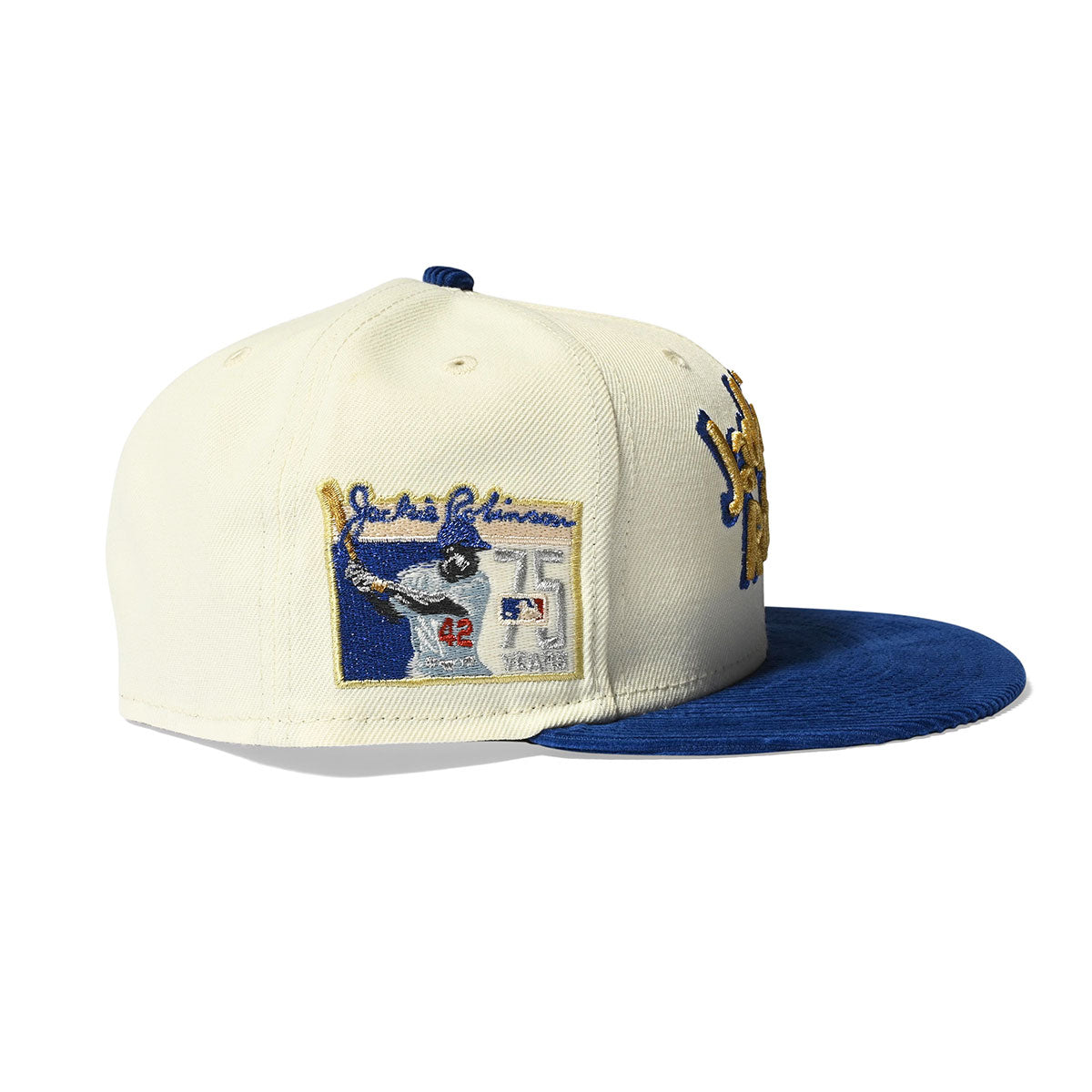 NEW ERA Brooklyn Dodgers 75 Jackie Robinson 59FIFTY CHROME/BLUE