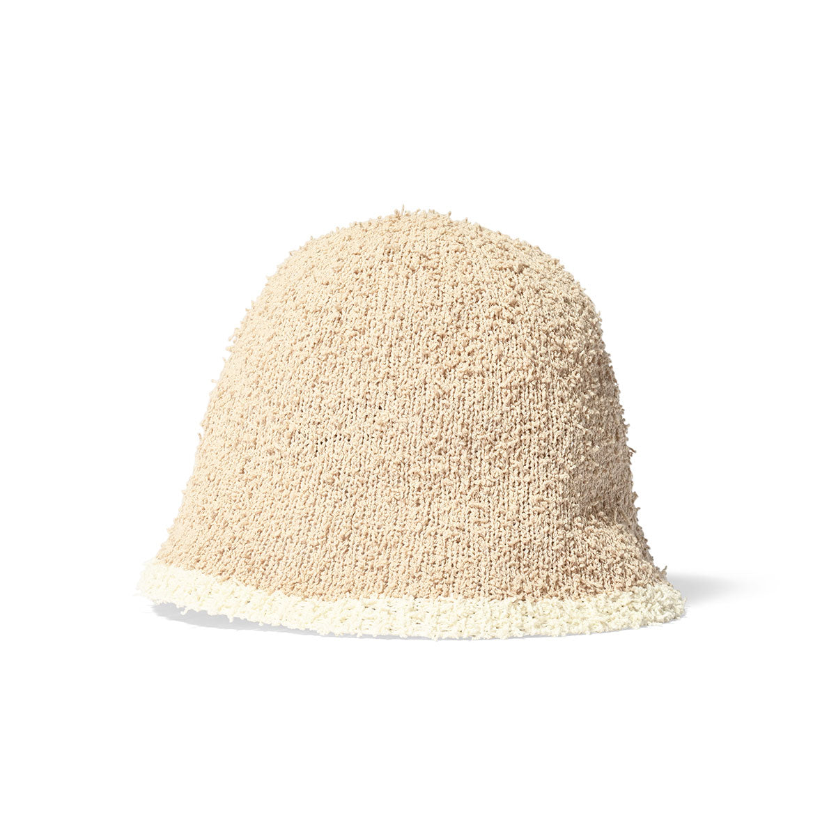 HOMEGAME - BOUCLE KNIT HAT BEIGE【HG241406】