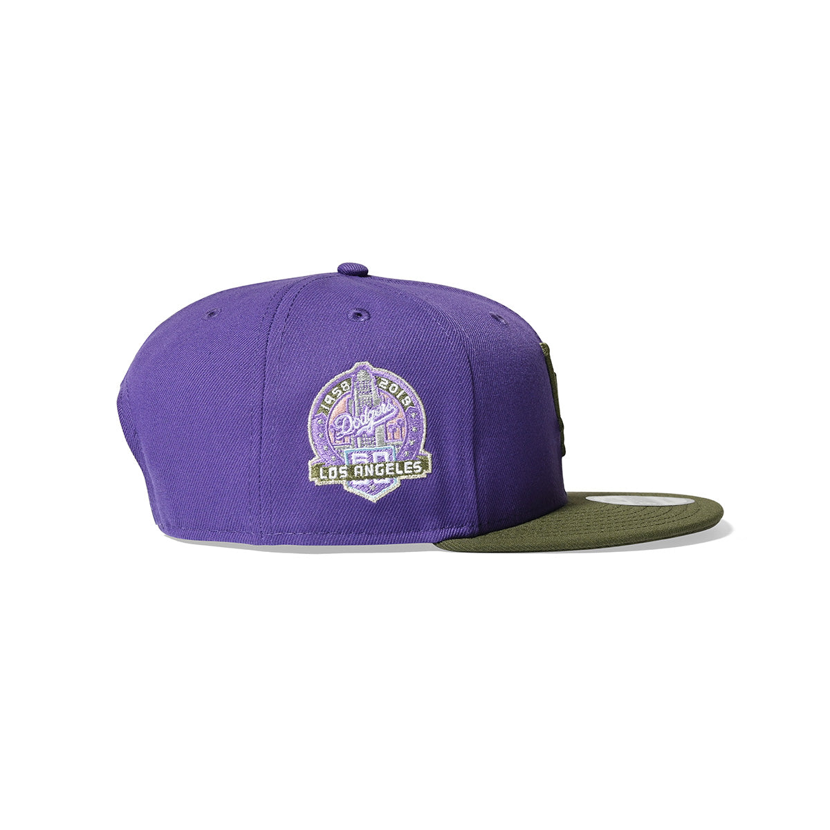 NEW ERA Los Angeles Dodgers - 9FIFTY CO 60TH ANV PURPLE/OLIVE [70878094]